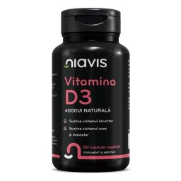 Vitamina D3 4000ui Naturala 60 cps