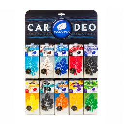 Set odorizante auto Paloma Gold display 90 buc, parfum masina diverse arome pentru vanzare retail