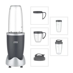 Blender multifunctional WinningStar 900W, blender smoothie cu 3 recipiente 950ml 700ml 500ml lame inox