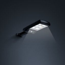 Proiector solar 6 LED COB senzor miscare 300lm IP65 iluminat exterior perete