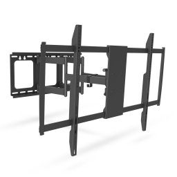 Suport TV perete brat dublu, VESA universal, 50-120 inch, max 80kg, reglabil, metal