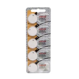 Baterii CR2025 3V litiu, blister 5 buc, baterie buton, pentru telecomanda/ ceas /electronice
