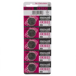 Baterii CR2032 3V litiu, blister 5 buc, baterie buton, pentru telecomanda /ceas/ electronice