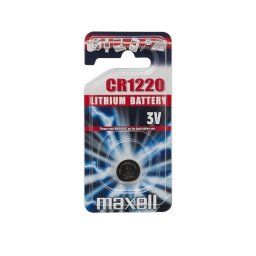 Baterie CR1220 3V litiu, 1 buc, baterie buton, pentru ceas/ telecomanda /electronice