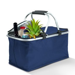 Cos de cumparaturi termopan, 49 x 28 x 25 cm, 21 L, albastru