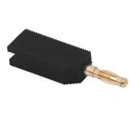 Mufa Banana Neagra Aurita pentru Difuzoare, Conector Audio pentru Cablu max. 4 mm