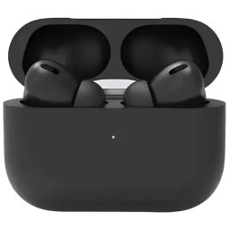 Casti wireless Air Pro 3 Macvi®, compatibile Android/iPhone, HD audio/ voce, dual HD true stereo, performanta, confort, cutie de incarcare portabila, autonomie 24 h, control tactil inteligent, Negru