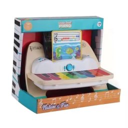 Pian interactiv copii Macvi® Magic Touch din lemn 1 an+ 3 partituri muzicale incluse jucarie educativa multicolor 17x25x31 cm