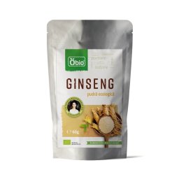Ginseng panax pudra bio 60g Obio