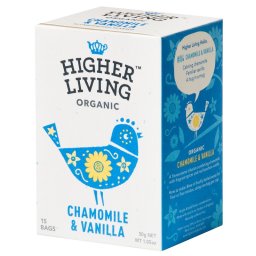 Ceai musetel si vanilie bio 15dz 30g Higher Living