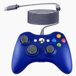 Controller Dual Shock Macvi® pentru PC si Xbox 360 cu stick-uri analog vibratii realiste dualpad 8 directii conectare USB cablu 2, 5 m