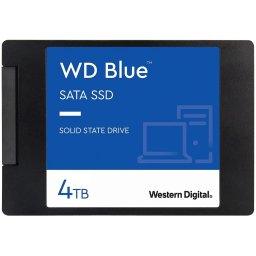 SSD SanDisk Blue SA510 4TB SATA, 2.5", 7mm, Read/Write: 560/520 MBps, IOPS 87K/83K, TBW: 600