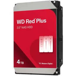 HDD NAS WD Red Plus 4TB CMR, 3.5'', 128MB, 5400 RPM, SATA, TBW: 180