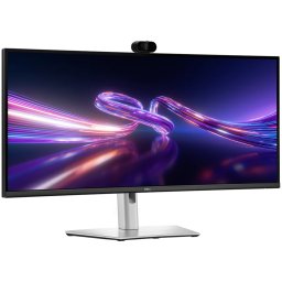 Dell Pro P 34 USB-C Hub Webcam Monitor - P3426WEV 34.1" WQHD 3440x1440 at 100Hz, 99% sRGB (CIE 1931), 109 PPI, 21:9, IPS, AG, 350 cd/m2, 1500:1, 178/178, 5ms/8ms, HDMI, DP, USB A/B/C, RJ45, Swivel, Height, Tilt, Slant