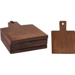 Set 4 coastere acacia,14x10 cm