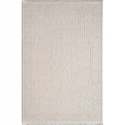 Covor ANETTA 03320B, 160x230 cm, forma dreptunghiulara, acril, crem