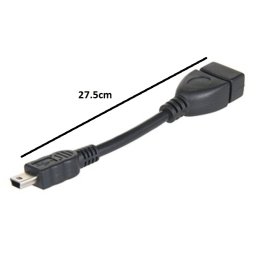 Cablu adaptor OTG miniUSB - USB mama 27.5cm case de marcat tablete telefoane SMART