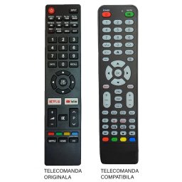 Telecomanda inlocuitoare compatibila TV Vortex NEI Schneider 32NE4700 IR 40BF (380-E)