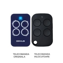 Telecomanda inlocuitoare compatibila poarta garaj 4 Butoane cod saritor 433.92Mhz Genius Echo TX4 (424-1)