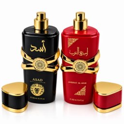 Set 2 Parfumuri Arabesti Asad Si Ameerat Al Arab, Parfum Natural Spray, Arome Orientale, 2 X 250 Ml