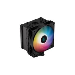 Cooler Deepcool "AG500 BK ARGB", compatibil skt. Intel si AMD, racire cu aer, ventilator 120 mm, 1850 rpm, inaltime cooler , 5 heatpipe, iluminat RGB "R-AG500-BKANMN-G-1" (timbru verde 2.00 lei)