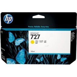 Cartus Cerneala Original HP Yellow, nr.727, pentru DesignJet T1500|T1530|T2500|T2530|T920, 130ml, (timbru verde 0.15 lei), "B3P21A"