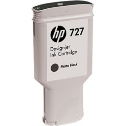 Cartus Cerneala Original HP Matte Black, nr.727, pentru Designjet T1500|T1530|T2500|T2530, 300ml, (timbru verde 0.15 lei), "C1Q12A"