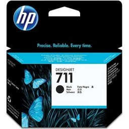 Cartus Cerneala Original HP Black, nr.711, pentru DesignJet T120|T520, 80ml, (timbru verde 0.15 lei), "CZ133A"