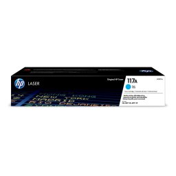 Toner Original HP Cyan, nr.117A, pentru Color LaserJet 150|MFP 178|179, 700, (timbru verde 1.2 lei) , "W2071A"
