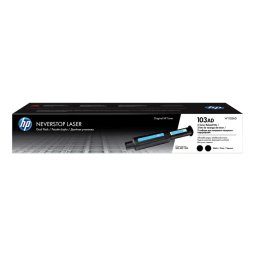 Dual-Pack Original HP Black, nr.103AD, pentru NeverStop LaserJet 1000|1200, 5K, (timbru verde 1.2 lei) , "W1103AD"
