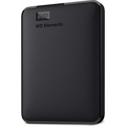 HDD extern WD 1 TB, Elements, 2.5 inch, USB 3.0, negru, "WDBUZG0010BBK-WESN" (timbru verde 0.8 lei)