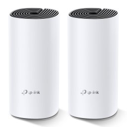 MESH TP-LINK, wireless, router AC1200, pt interior, 1200 Mbps, port LAN, WAN, 2.4 GHz | 5 GHz, antena interna x 2, standard 802.11ac, "Deco M4(2-pack)" (timbru verde 2.00 lei)