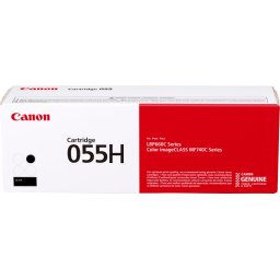Toner Original Canon Black, CRG-055HBK, pentru I-Sensys LBP-663|LBP-664|MF-742|MF-744|MF-746, 7.6K, (timbru verde 1.2 lei) , "3020C002AA"