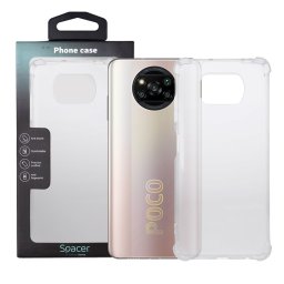 Husa Xiaomi Pocophone X3 Pro 5G Spacer, transparenta, grosime 1.5mm, protectie suplimentara antisoc la colturi, material flexibil TPU "SPPC-XI-PC-X3P5G-CLR"