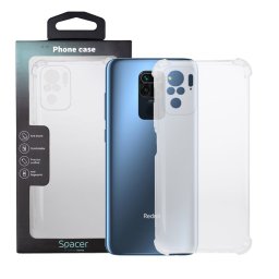 Husa Xiaomi Redmi Note 10 S Spacer, transparenta, grosime 1.5mm, protectie suplimentara antisoc la colturi, material flexibil TPU "SPPC-XI-RM-N10S-CLR"