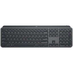LOGITECH MX Mechanical Wireless Illuminated Performance Keyboard - GRAPHITE - US INTL - 2.4GHZ/BT - EMEA - TACTILE, "920-010757" (timbru verde 0.8 lei)