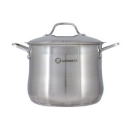 Set 2 x Oala din Inox cu Capac, 40 cm, 35.3 l, Grunberg