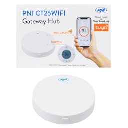 Hub WiFi PNI CT25WIFI pentru cap termostatic PNI CT25T, Tuya Smart