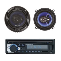 Pachet radio auto MP3 Bluetooth PNI Clementine 8428BT cu boxe 100W