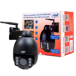 Camera de supraveghere video PNI IP655B 5MP WiFi PTZ cu zoom optic 5X