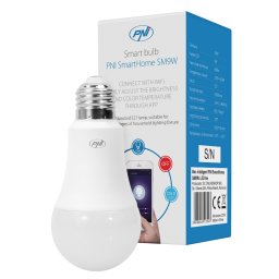 Bec inteligent WiFi PNI SmartHome SM9W LED 9W, lumina reglabila E27