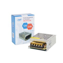 Sursa de alimentare in comutatie PNI ST3.4A 12V 3.4A pentru supraveghere