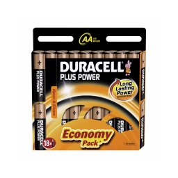 Baterii alcaline AA Duracell Plus Power R6 LR6, 18 buc, blister