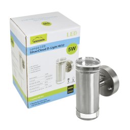 Lampa LED de exterior SilverCloud D-Light W32 din inox, 5W