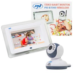 Baby monitor video PNI B7000 cu ecran wireless de 7 inch