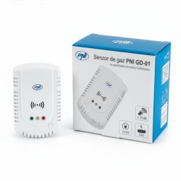 Senzor de gaz PNI GD-01 cu alarma sonora si luminoasa pentru GPL