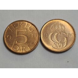 Suedia 1980 - 5 ore, circulata
