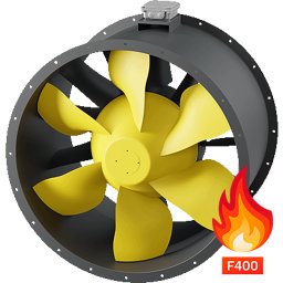 Ventilator axial intubat RUCK AL 800 D6 F4 01, 400 grd/2h