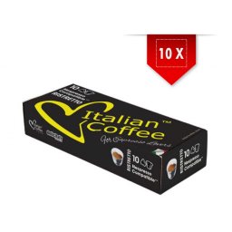 100 capsule Italian Coffee Ristretto compatibile Nespresso