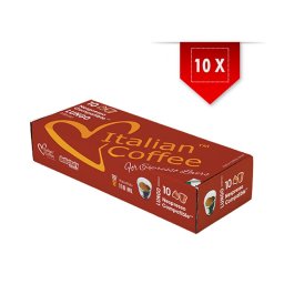 100 capsule Italian Coffee Lungo compatibile Nespresso